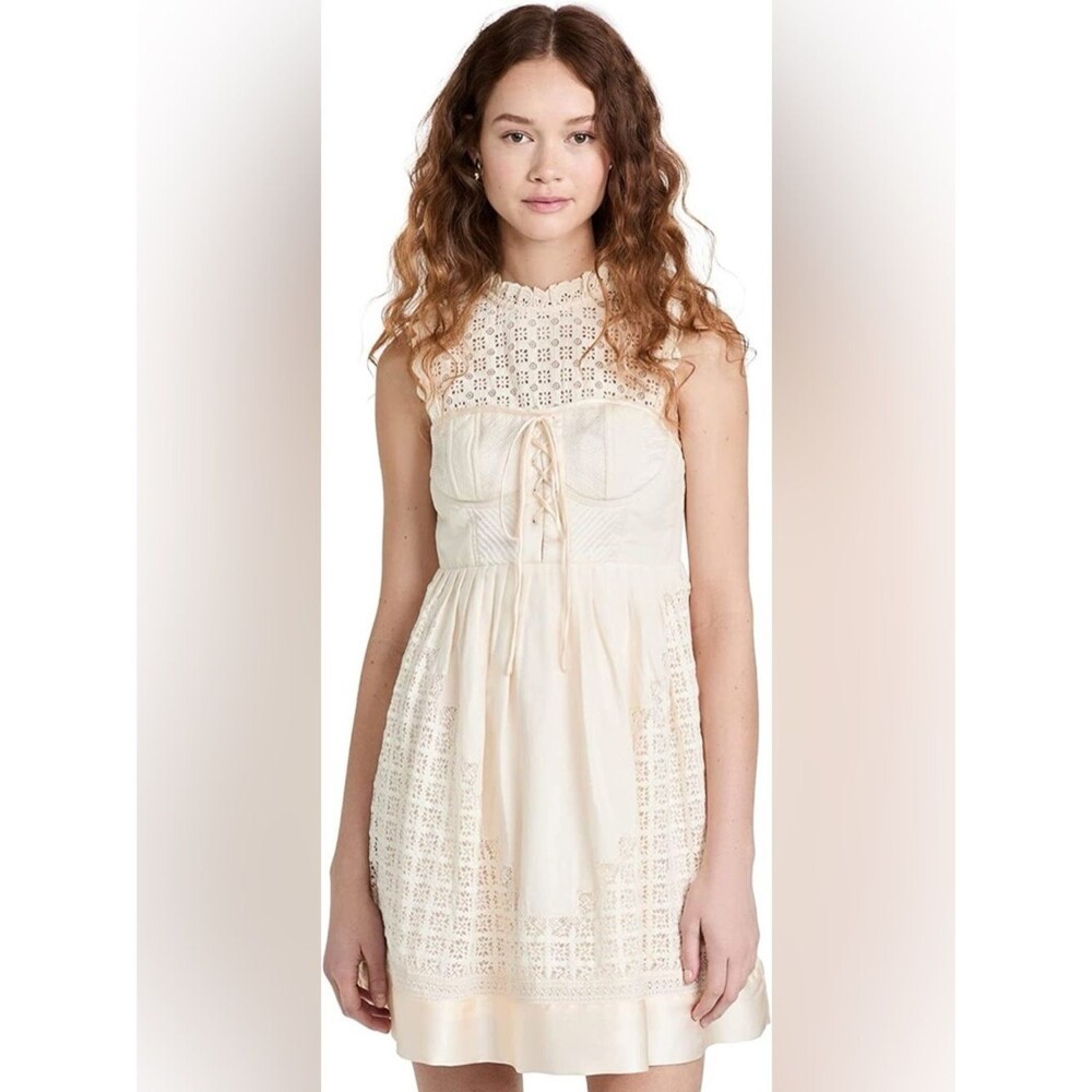 Ulla Johnson Women’s Sabrina Dress in Ivory/Off White size 8 NEW